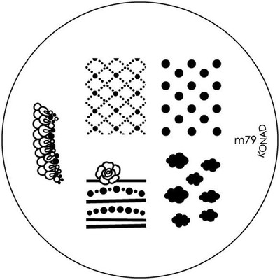 Konad Stamping Image Plate M79(Silver)