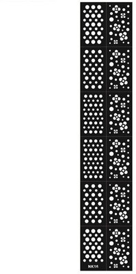 Jinny International 12 Tips/Sheet Flower design Nail Art Manicure Stencil Stickers(Black)
Jinny International 12 Tips/Sheet Flower design Nail Art Manicure Stencil Stickers(Black)