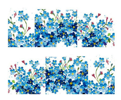 SENECIO™ Blue Cherry Blossom French Nail Art Manicure Decals Water Transfer Stickers 1 Sheet(Blue)
SENECIO™ Blue Cherry Blossom French Nail Art Manicure Decals Water Transfer Stickers 1 Sheet(Blue)