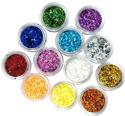 One Personal Care Flocking Rhinestone Flakes(Multicolor)