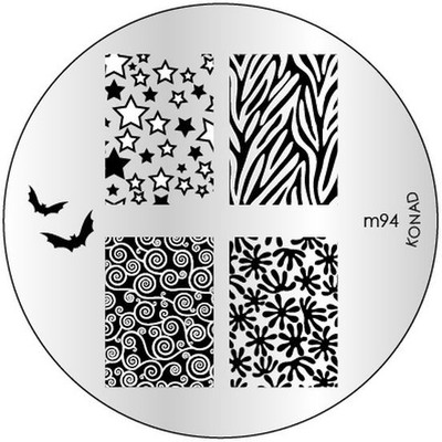 Konad Stamping - Image Plate M94(Silver)