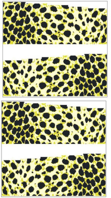 Jenna Manicure Water Transfer Nail Art Decals Stickers- Sapphire Series NR-306(Multicolor)