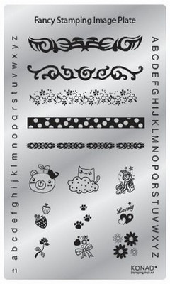 Konad Square Image Plate 01(Silver)