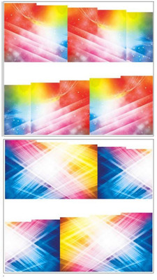 Jenna Manicure Water Transfer Nail Art Decals Stickers- Sapphire Series NR-239(Multicolor)