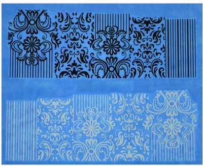 Azzuro Water Transfer Nail Art Decals Sticker(1+1 Free)(Multicolor)