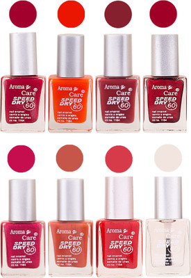 Aroma Care Orange Matte Nail Polish Combo 01072016108 Maroon, Orange, Golden, Maroon, Green, Magenta, Light Orange, Red, Peach, Purple, Pink, Blue, Yellow, Black, Base Coat, Nude(Pack of 8)
Aroma Care Orange Matte Nail Polish Combo 01072016108 Maroon, Orange, Golden, Maroon, Green, Magenta, Light Orange, Red, Peach, Purple, Pink, Blue, Yellow, Black, Base Coat, Nude(Pack of 8)