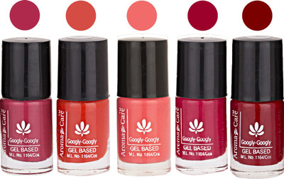 Aroma Care Mab Multicolor Nail Polish Combo 809201610 Multicolor(Pack of 5)