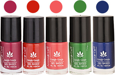 Aroma Care Mab Multicolor Nail Polish Combo 8092016103 Multicolor(Pack of 5)