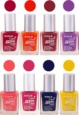 Aroma Care Orange Matte Nail Polish Combo 01072016139 Maroon, Orange, Golden, Maroon, Green, Magenta, Light Orange, Red, Peach, Purple, Pink, Blue, Yellow, Black, Base Coat, Nude(Pack of 8)
Aroma Care Orange Matte Nail Polish Combo 01072016139 Maroon, Orange, Golden, Maroon, Green, Magenta, Light Orange, Red, Peach, Purple, Pink, Blue, Yellow, Black, Base Coat, Nude(Pack of 8)