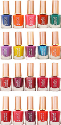 Aroma Care Wholesale Rate Nail Polish Set of 20 Pcs (Multicolor) 12 Blue, Orange, Pink, Red, Green, Purple, Yellow, Magenta, Sky Blue, Light Orange:Light Pink, Maroon(Pack of 20)
Aroma Care Wholesale Rate Nail Polish Set of 20 Pcs (Multicolor) 12 Blue, Orange, Pink, Red, Green, Purple, Yellow, Magenta, Sky Blue, Light Orange:Light Pink, Maroon(Pack of 20)