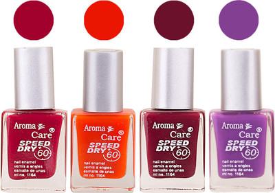 Aroma Care Maroon Nail Polish Combo 2506201652 Maroon, Orange, Red, Purple(Pack of 4)
Aroma Care Maroon Nail Polish Combo 2506201652 Maroon, Orange, Red, Purple(Pack of 4)