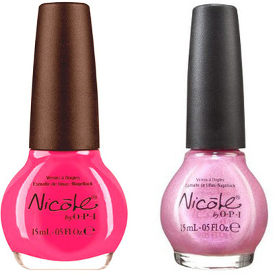 OPI Nicole Pack Of 2 Still into pink ni 409, piniknic in the park ni 361(Pack of 2)