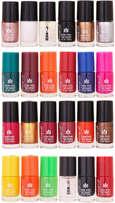 Aroma Care MAB Multicolor 2 in 1 Color Cap Nail Polish Sets in Wholesale Rate ( Set No. 50) Green, Brown, Orange, Yellow, Blue, Magenta, Yellow, Orange, Neon Green, Base Coat, Black, Red(Pack of 24)
Aroma Care MAB Multicolor 2 in 1 Color Cap Nail Polish Sets in Wholesale Rate ( Set No. 50) Green, Brown, Orange, Yellow, Blue, Magenta, Yellow, Orange, Neon Green, Base Coat, Black, Red(Pack of 24)