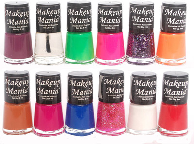 Makeup Mania Exclusive Nail Polish Set of 12 Pcs. Multicolor Set 77(Pack of 12)