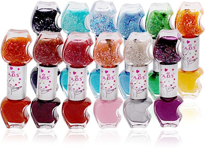 ADS BUDGET COLOR COMBINATION NAIL POLISH 12pcs in 24 Color Free Liner & Rubber Band -OHU Multi(Pack of 12)
ADS BUDGET COLOR COMBINATION NAIL POLISH 12pcs in 24 Color Free Liner & Rubber Band -OHU Multi(Pack of 12)