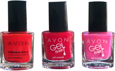 Avon Gel Finish Nail Enamel Tangtastic-8ml, Candy apple-8ml, Posy Pink-8ml(Pack of 3)
Avon Gel Finish Nail Enamel Tangtastic-8ml, Candy apple-8ml, Posy Pink-8ml(Pack of 3)