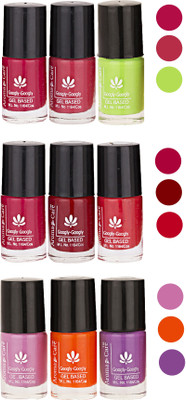 Aroma Care Pack Of 9 Gel Based Nail Paint (32) Nude Magenta, Neon Magenta, Neon Pink, Nude, Brown, Nude Orange, Light Pink, Orange, Purple(Pack of 9)
Aroma Care Pack Of 9 Gel Based Nail Paint (32) Nude Magenta, Neon Magenta, Neon Pink, Nude, Brown, Nude Orange, Light Pink, Orange, Purple(Pack of 9)