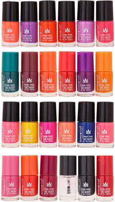Aroma Care MAB Multicolor 2 in 1 Color Cap Nail Polish Sets in Wholesale Rate ( Set No. 19) Green, Brown, Orange, Red, Purple, Pink, Peach, Orange, Mauve, Base Coat, Black, Red(Pack of 24)
Aroma Care MAB Multicolor 2 in 1 Color Cap Nail Polish Sets in Wholesale Rate ( Set No. 19) Green, Brown, Orange, Red, Purple, Pink, Peach, Orange, Mauve, Base Coat, Black, Red(Pack of 24)