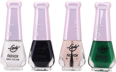 Lady Fashion Limited Edition MULTICOLOR Nail Polish Set 0201201760 Multicolor,(Pack of 4)
Lady Fashion Limited Edition MULTICOLOR Nail Polish Set 0201201760 Multicolor,(Pack of 4)