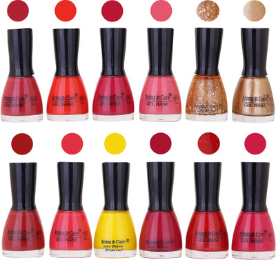 Aroma Care Wholesale Rate Nail Polish Combo Set of 12 Pcs ( Multicolor) 42 Coffee, Redish Orange, Maganta, Peach, Golden Jerry, Golden Glaiter, Coffee, Nude, Yellow, Maganta, Red Sparkle, Maganta Glaiter(Pack of 12)
Aroma Care Wholesale Rate Nail Polish Combo Set of 12 Pcs ( Multicolor) 42 Coffee, Redish Orange, Maganta, Peach, Golden Jerry, Golden Glaiter, Coffee, Nude, Yellow, Maganta, Red Sparkle, Maganta Glaiter(Pack of 12)