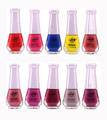 Lady Fashion Wholesale Price Trendy Nail Polish 0303201766 Multicolor,(Pack of 10)
Lady Fashion Wholesale Price Trendy Nail Polish 0303201766 Multicolor,(Pack of 10)