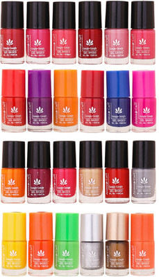 Aroma Care MAB Multicolor 2 in 1 Color Cap Nail Polish Sets in Wholesale Rate ( Set No. 111) Red, Blue, Magenta, Yellow, Neon Green, Silver, Golden(Pack of 24)
Aroma Care MAB Multicolor 2 in 1 Color Cap Nail Polish Sets in Wholesale Rate ( Set No. 111) Red, Blue, Magenta, Yellow, Neon Green, Silver, Golden(Pack of 24)