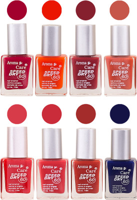 Aroma Care Orange Matte Nail Polish Combo 01072016120 Maroon, Orange, Golden, Maroon, Green, Magenta, Light Orange, Red, Peach, Purple, Pink, Blue, Yellow, Black, Base Coat, Nude(Pack of 8)
Aroma Care Orange Matte Nail Polish Combo 01072016120 Maroon, Orange, Golden, Maroon, Green, Magenta, Light Orange, Red, Peach, Purple, Pink, Blue, Yellow, Black, Base Coat, Nude(Pack of 8)