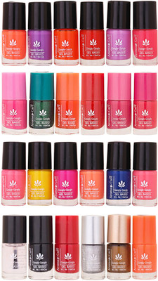 Aroma Care MAB Multicolor 2 in 1 Color Cap Nail Polish Sets in Wholesale Rate ( Set No. 145) Light Pink, Green, Orange, Red, Nude, Peach, Base Coat, Black, Red, Silver, Golden, Orange(Pack of 24)
Aroma Care MAB Multicolor 2 in 1 Color Cap Nail Polish Sets in Wholesale Rate ( Set No. 145) Light Pink, Green, Orange, Red, Nude, Peach, Base Coat, Black, Red, Silver, Golden, Orange(Pack of 24)