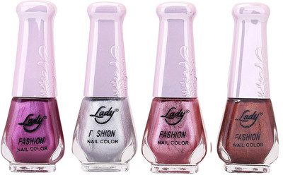 Lady Fashion Limited Edition MULTICOLOR Nail Polish Set 0201201706 Multicolor,(Pack of 4)
Lady Fashion Limited Edition MULTICOLOR Nail Polish Set 0201201706 Multicolor,(Pack of 4)