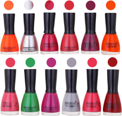 Aroma Care Wholesale Rate Nail Polish Combo Set of 12 Pcs ( Multicolor) 55 Light Orange, Silver, Maganta Glaiter, Dark Nude, Wine, Neon Orange, Pink, Green, Purple, Gray, Maganta, Reddish Maroon(Pack of 12)
Aroma Care Wholesale Rate Nail Polish Combo Set of 12 Pcs ( Multicolor) 55 Light Orange, Silver, Maganta Glaiter, Dark Nude, Wine, Neon Orange, Pink, Green, Purple, Gray, Maganta, Reddish Maroon(Pack of 12)