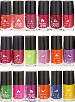 Aroma Care Pack Of 18 Gel Based Nail Paint (13) Orange, Pink, Magenta, Green, Brown, Purple, Blue, Yellow(Pack of 18)
Aroma Care Pack Of 18 Gel Based Nail Paint (13) Orange, Pink, Magenta, Green, Brown, Purple, Blue, Yellow(Pack of 18)