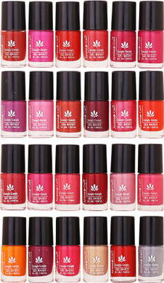 Aroma Care Nail Polish Set of 24 Pcs ( Multicolor Set No. 13) Brown, Pink, Orange Red, Nude, Maganta, Purple, Peach, Redish Meroon, Wine, Skin, Gray(Pack of 24)
Aroma Care Nail Polish Set of 24 Pcs ( Multicolor Set No. 13) Brown, Pink, Orange Red, Nude, Maganta, Purple, Peach, Redish Meroon, Wine, Skin, Gray(Pack of 24)