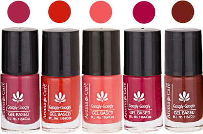 Aroma Care Mab Multicolor Nail Polish Combo 8092016134 Multicolor(Pack of 5)