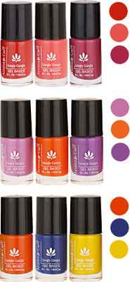 Aroma Care Pack Of 9 Gel Based Nail Paint (21) Neon Orange, Neon Pink, Nude Magenta, Light Pink, Orange, Purple, Orange, Blue, Yellow(Pack of 9)
Aroma Care Pack Of 9 Gel Based Nail Paint (21) Neon Orange, Neon Pink, Nude Magenta, Light Pink, Orange, Purple, Orange, Blue, Yellow(Pack of 9)