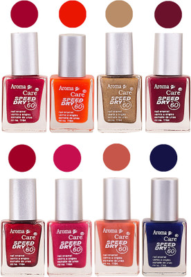 Aroma Care Orange Matte Nail Polish Combo 0107201630 Maroon, Orange, Golden, Maroon, Green, Magenta, Light Orange, Red, Peach, Purple, Pink, Blue, Yellow, Black, Base Coat, Nude(Pack of 8)
Aroma Care Orange Matte Nail Polish Combo 0107201630 Maroon, Orange, Golden, Maroon, Green, Magenta, Light Orange, Red, Peach, Purple, Pink, Blue, Yellow, Black, Base Coat, Nude(Pack of 8)