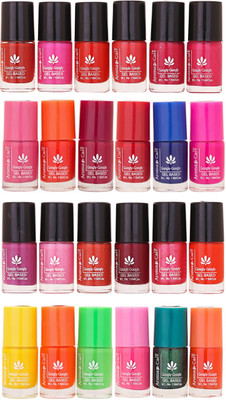 Aroma Care MAB Multicolor 2 in 1 Color Cap Nail Polish Sets in Wholesale Rate ( Set No. 123) Peach, Orange, Mauve, Pink, Peach, Pink, Yellow, Blue, Magenta, Yellow, Orange, Neon Green(Pack of 24)
Aroma Care MAB Multicolor 2 in 1 Color Cap Nail Polish Sets in Wholesale Rate ( Set No. 123) Peach, Orange, Mauve, Pink, Peach, Pink, Yellow, Blue, Magenta, Yellow, Orange, Neon Green(Pack of 24)