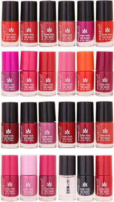 Aroma Care MAB Multicolor 2 in 1 Color Cap Nail Polish Sets in Wholesale Rate ( Set No. 84) Pink, Purple, Red, Peach, Orange, Mauve, Pink, Peach, Pink, Base Coat, Black, Red(Pack of 24)
Aroma Care MAB Multicolor 2 in 1 Color Cap Nail Polish Sets in Wholesale Rate ( Set No. 84) Pink, Purple, Red, Peach, Orange, Mauve, Pink, Peach, Pink, Base Coat, Black, Red(Pack of 24)