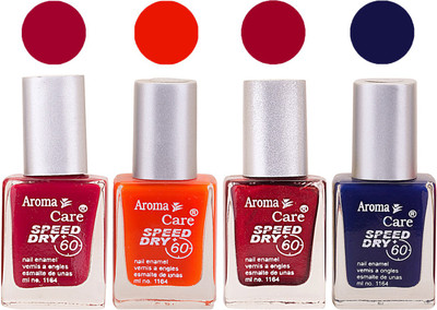 Aroma Care Maroon Nail Polish Combo 2506201667 Maroon, Orange, Red, Blue(Pack of 4)
Aroma Care Maroon Nail Polish Combo 2506201667 Maroon, Orange, Red, Blue(Pack of 4)