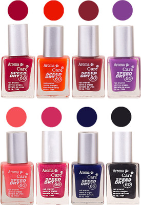 Aroma Care Orange Matte Nail Polish Combo 01072016140 Maroon, Orange, Golden, Maroon, Green, Magenta, Light Orange, Red, Peach, Purple, Pink, Blue, Yellow, Black, Base Coat, Nude(Pack of 8)
Aroma Care Orange Matte Nail Polish Combo 01072016140 Maroon, Orange, Golden, Maroon, Green, Magenta, Light Orange, Red, Peach, Purple, Pink, Blue, Yellow, Black, Base Coat, Nude(Pack of 8)