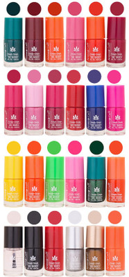 Aroma Care Orange Nail Polish Combo 1706201634 Green, Brown, Peach, Mauve, Pink, Blue, Magenta, Yellow, Neon Green, Light Pink, Base Coat, Black, Silver, Golden(Pack of 24)
Aroma Care Orange Nail Polish Combo 1706201634 Green, Brown, Peach, Mauve, Pink, Blue, Magenta, Yellow, Neon Green, Light Pink, Base Coat, Black, Silver, Golden(Pack of 24)