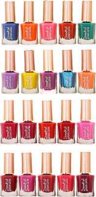 Aroma Care Wholesale Rate Nail Polish Set of 20 Pcs (Multicolor) 13 Blue, Orange, Pink, Red, Green, Purple, Yellow, Magenta, Sky Blue, Light Orange
Aroma Care Wholesale Rate Nail Polish Set of 20 Pcs (Multicolor) 13 Blue, Orange, Pink, Red, Green, Purple, Yellow, Magenta, Sky Blue, Light Orange