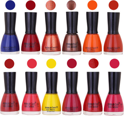 Aroma Care Wholesale Rate Nail Polish Combo Set of 12 Pcs ( Multicolor) 16 Blue, Deep Maroon, Sparkle Orange, Coffee, Orange, Light Red, Coffee, Nude, Yellow, Maganta, Red Sparkle, Maganta Glaiter(Pack of 12)
Aroma Care Wholesale Rate Nail Polish Combo Set of 12 Pcs ( Multicolor) 16 Blue, Deep Maroon, Sparkle Orange, Coffee, Orange, Light Red, Coffee, Nude, Yellow, Maganta, Red Sparkle, Maganta Glaiter(Pack of 12)