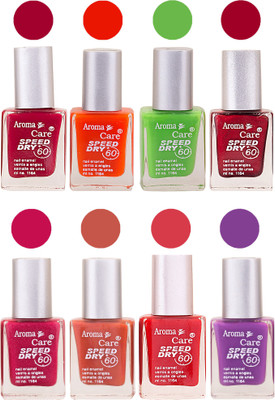 Aroma Care Orange Matte Nail Polish Combo 01072016157 Maroon, Orange, Golden, Maroon, Green, Magenta, Light Orange, Red, Peach, Purple, Pink, Blue, Yellow, Black, Base Coat, Nude(Pack of 8)
Aroma Care Orange Matte Nail Polish Combo 01072016157 Maroon, Orange, Golden, Maroon, Green, Magenta, Light Orange, Red, Peach, Purple, Pink, Blue, Yellow, Black, Base Coat, Nude(Pack of 8)