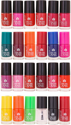 Aroma Care MAB Multicolor 2 in 1 Color Cap Nail Polish Sets in Wholesale Rate ( Set No. 46) Green, Brown, Orange, Yellow, Blue, Magenta, Yellow, Orange, Neon Green, Base Coat, Black, Red(Pack of 24)
Aroma Care MAB Multicolor 2 in 1 Color Cap Nail Polish Sets in Wholesale Rate ( Set No. 46) Green, Brown, Orange, Yellow, Blue, Magenta, Yellow, Orange, Neon Green, Base Coat, Black, Red(Pack of 24)