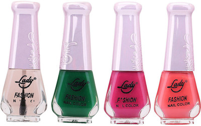 Lady Fashion Limited Edition MULTICOLOR Nail Polish Set 0201201762 Multicolor,(Pack of 4)
Lady Fashion Limited Edition MULTICOLOR Nail Polish Set 0201201762 Multicolor,(Pack of 4)