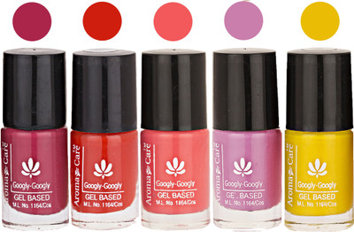 Aroma Care Mab Multicolor Nail Polish Combo 8092016185 Multicolor(Pack of 5)