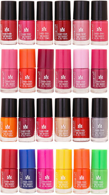 Aroma Care MAB Multicolor 2 in 1 Color Cap Nail Polish Sets in Wholesale Rate ( Set No. 118) Peach, Orange, Mauve, Pink, Peach, Pink, Red, Blue, Magenta, Yellow, Orange, Neon Green(Pack of 24)
Aroma Care MAB Multicolor 2 in 1 Color Cap Nail Polish Sets in Wholesale Rate ( Set No. 118) Peach, Orange, Mauve, Pink, Peach, Pink, Red, Blue, Magenta, Yellow, Orange, Neon Green(Pack of 24)