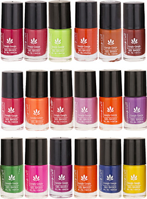 Aroma Care Pack Of 18 Gel Based Nail Paint (25) Orange, Pink, Magenta, Green, Brown, Purple, Blue, Yellow(Pack of 18)
Aroma Care Pack Of 18 Gel Based Nail Paint (25) Orange, Pink, Magenta, Green, Brown, Purple, Blue, Yellow(Pack of 18)