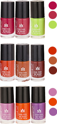 Aroma Care Pack Of 9 Gel Based Nail Paint (34) Nude Magenta, Neon Magenta, Neon Pink, Orange, Nude, Brown, Light Pink, Orange, Purple(Pack of 9)
Aroma Care Pack Of 9 Gel Based Nail Paint (34) Nude Magenta, Neon Magenta, Neon Pink, Orange, Nude, Brown, Light Pink, Orange, Purple(Pack of 9)
