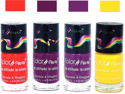 Color Fever Yellow Matte Nail Polish Combo-1031 Orange Wine Purple Yellow(Pack of 4)
Color Fever Yellow Matte Nail Polish Combo-1031 Orange Wine Purple Yellow(Pack of 4)